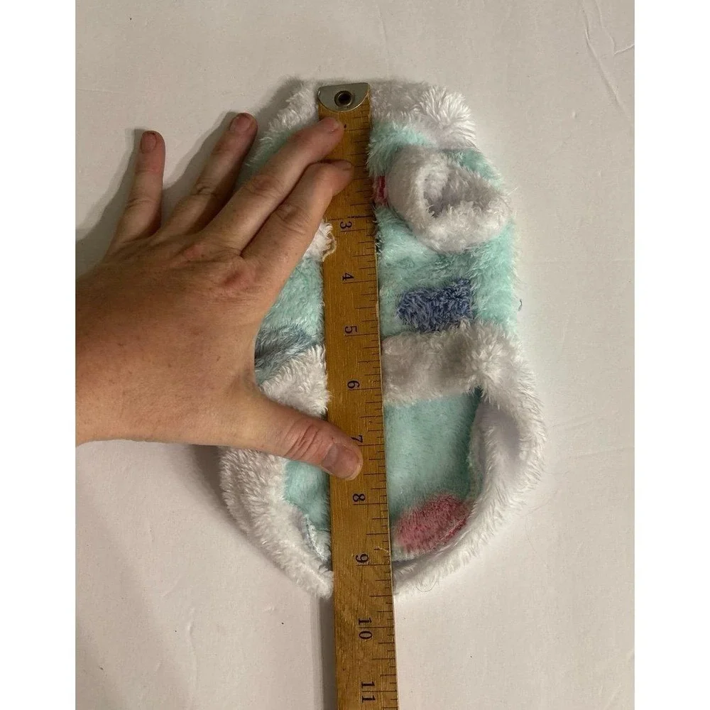 Dog Blue Fuzzy Heart Shirt (XXS) Tea Cup Size